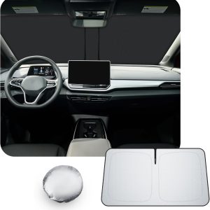 [Upgrade] CDEFG Compatible con VW ID.4 2021-2024 2025 Parasol Cubiertas Parasol Parabrisas Delantero Parabrisas Auto Parasol Accesorios