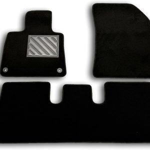 Alfombrillas para Citroen C4 Picasso II de 2013-2018, C4 SpaceTourer 5 Plazas, a Medida, Antideslizantes, talonera de Goma Reforzada, Botones de fijación
