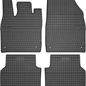 MOTOS Alfombrillas de Goma para Audi Q4 e-Tron Desde 2021 Mejora tu Comodidad de Viaje con la Alfombrilla Antideslizante para Coche- Alfombrillas de Coche para Varias Estaciones