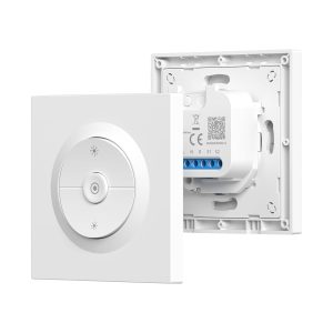 SONOFF Fusion, Orb-ZBDIM(MINI-ZBDIM-E), Interruptor Regulador Inteligente Zigbee, Cable Neutro Requerido, para Lámparas LED/Incandescentes/Halógenas Regulables, Compatible con Alexa y Google Assistant