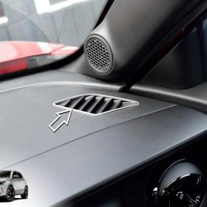 Cubierta de acero para Alfa.Romeo Junior | Marcos decorativos para tomas de aire | 2 piezas inoxidable eléctrico híbrido Q4 Rápido Intensa Especial Milán Accesorios Tuning Piezas