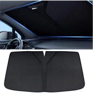 Coche Lunas Delanteras Parasoles para Kia EV3 EV6 EV9 2021 2022 2023 2024 2025 2026,Parasol Parabrisas Delantero Parasol Plegable Parasol Térmico Accesorios