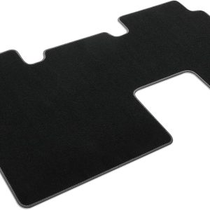 Volkswagen 1T3061273WGK – Felpudo Textil (2ª Fila de Asientos, Terciopelo, 1 Alfombrilla de Tela de una Pieza), Color Negro