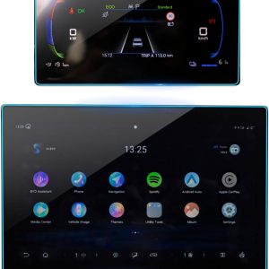 Protector de pantalla de cristal templado de 10,1 «+7» compatible con BYD Dolphin Surf/Seagull 2025+ Navigation+Protector de pantalla para panel de instrumentos. Protector de pantalla de vidrio