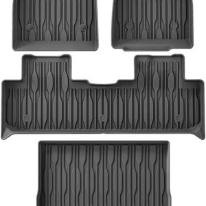 Compatible con BYD Seal U DM-i/Song Plus DM-i 2021-2024 2025 Alfombrillas de TPE y Revestimiento de Carga Revestimientos de Piso Alfombrilla for Maletero LHD(4PCS Left Rudder)