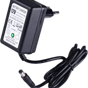 Etrogo Cargador de Batería de Plomo 12V 1.5A con Salida DC55 * 21