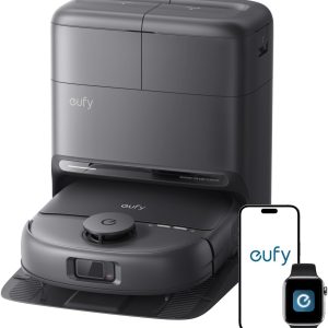 eufy C28 Omni Robot Aspirador y fregasuelos, HydroJet 15.000 Pa
