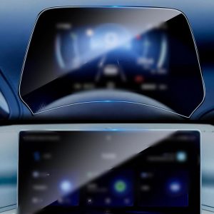Juego de 2 protectores de pantalla de vidrio templado 9H para BYD Atto 3 Design 2023-2026, protector de pantalla antiarañazos de navegación de 15,6 pulgadas + protector de pantalla digital de 5