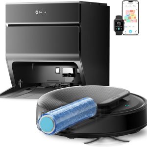 Lefant M5 MAX Robot Aspirador y Fregasuelos con Base de Autovaciado