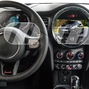ECOZEN 2 protectores de pantalla compatibles con Mini Cooper/Countryman/Clubman 2022-2024, navegación de nano-film + protector de pantalla para salpicadero para Cooper/Countryman/Clubman, accesorios