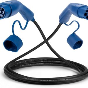 VOLDT Cable de Carga Tipo 2 11kW 16A Trifásico para Coches Eléctricos EV PHEV, Tipo 2 a Tipo 2 Modo 3, Compatible con Model S/X/Y/3, ID.4, E-Tron, e-208, I4, IX1, Zoe, IP67