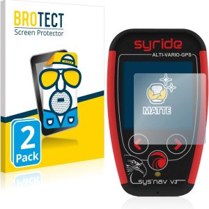 BROTECT Protector Pantalla Anti-Reflejos para Syride Sys’Nav V3 (2 Unidades) Película Mate Anti-Huellas