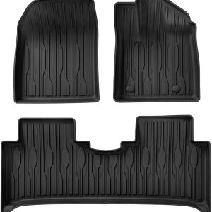 Alfombras Maletero para BYD para ATTO3 para ATTO 3 para Yuan para Plus Alfombrillas Forro Carga Maletero TPE Alfombrilla Pies 3D Protección Bandeja Inodoro Negro Alfombrilla Maletero(RHD 3PCS)