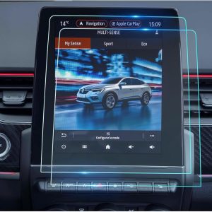 BIXUAN Protector de Pantalla PET 9,3″ para Renault Zoe 2020-2025 (también Clio 5, Captur 2 y Arkana), Nano Transparente