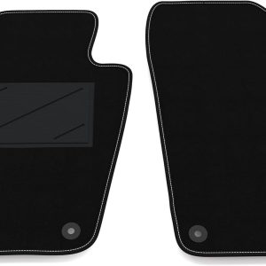 Alfombrillas para Coche SÓLO Delanteras 2 Piezas compatibles con Volkswagen Polo 6C 2014-2017 | 2 Alfombrillas Delanteras a Medida en moqueta
