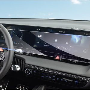 GAFAT Compatible con Hyundai Ioniq 5 Facelift 2025 2026 2027 Navigation Protector de Pantalla, Ioniq 5 2025 Ioniq 5N N Line Navigation + Cockpit Protector de Vidrio Templado, 9H Antiarañazos