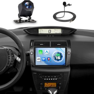 4+64GB Radio de Coche para Citroen C4 (2004-2010), Pantalla In-Cell de 9″