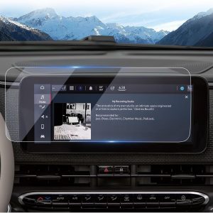 LUWU 2 Piezas Compatible con Fiat 500e / Tipo Cross 2021-2024 2025 Navegación Protector de Pantalla 10 Pulgadas Uconnect 5 Nano Protector de Pantalla 6H Antiarañazos 500 E Accesorios