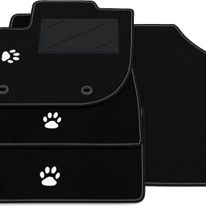 Kit de Alfombrillas compatibles con Honda e.Ny1 2023-2026 | Alfombrillas a Medida de moqueta, Bordado Huella Perro-Gato, Alfombra a Medida