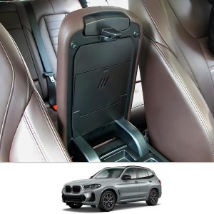 CDEFG Compatible con BMW X3 G01 X4 G02 iX3 2019-2022 2023 Organizador de Consola Central Caja de Almacenamiento Oculta en el Apoyabrazos X3 X4 G01 G02 iX3 Accesorios