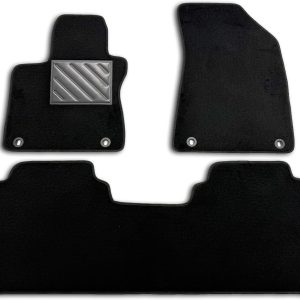 Alfombrillas para MG HS Hybrid + Plus Desde 2024-, Antideslizantes, talonera de Goma Reforzada, Botones de Anclaje