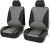 Fundas Asientos Coche para Opel Mokka/Mokka Electric, Cómodo Transpirable Antideslizantes Delanteros Cubreasientos Juego de Protectores Accesorios,B Grey