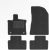 Mats4all Alfombrillas Textiles a Medida para Renault Symbioz E-Tech Full Hybrid 2024-> | Antideslizantes | con Refuerzo | 4 Piezas | Alfombrillas de Coche | Juego de Alfombrillas
