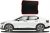 Pantalla de vidrio Snap Shades para Polestar 2 con vidrio panorámico (2020-Actualidad)