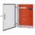 VEVOR Caja de Estación de Carga Tesla 70x50x25 cm Caja de Cable para Exteriores Organizador de Cables IP32 Impermeable a Prueba de Polvo Caja eléctrica de Acero en Rollo frío para Conector de Pared
