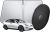 Parasol delantero Spigen CryoShade para parabrisas Tesla Model X, diseñado para accesorios Tesla Model X, negro