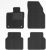 Mats4all Alfombrillas Textiles a Medida para Ford Explorer EV 2024-> | Antideslizantes | con Refuerzo | 4 Piezas | Alfombrillas de Coche | Juego de Alfombrillas