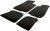 AUTO-STYLE Juego de Alfombrillas de Velur Compatible con Renault Megane E-Tech 2022-