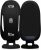 Funda kwmobile compatible con llave Tesla Model X, funda protectora de silicona, negro