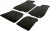 AutoStyle Juego de Alfombrillas de Velur Compatible con Ford Capri EV 2024- & Explorer EV 2024-