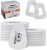 Filtros de algodón RHINO Smart Solutions FFP2 para filtro de carbono y máscara reutilizable antigás, polvo, pintura, química, vapores y fitosanitarios, 20 filtros + 2 tapas
