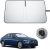 BIBIBO Compatible con Mercedes GLA/EQA/X156 2013-2019, protección Solar, protección UV, Parabrisas Delantero, sombrilla de Coche, Tela sin Arrugas, Parasol Interior, Parabrisas GLA Accesorio
