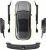 3W Set 9 Protecciones Umbral para Tesla Model Y Juniper 2025-2026, para Premium/Performance [Non para Standard 2026], Protector de Puerta y Maletero en TPE, Antirrayas, Accesorios a Medida