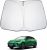 LUWU Compatible con MG 4 EV 2022 2023 2024 Parasol Coche Delantero Parasol Plegable con una Bolsa de Almacenamiento MG4 Accesorios