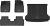 3W Alfombrillas de Coche y Maletero Compatible con VW ID.4 E21 2020-2025, TPE Alfombrillas para Todo Tipo de Clima para Volkswagen ID.4 E21 la 1ª y 2ª Fila Juego Completo, Admite Perros, Accesorios
