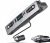 Hub dual USB-C 5 en 1 para Tesla Model 3 Highland 2024/2025, cargador rápido máximo 132W para iPhone 16/15, 2 cables retráctiles y estación docking de 3 puertos