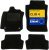DBS – Alfombrillas para Coche – A Medida para Clio 4 – con Clips – Alfombrillas Antideslizantes para Coche – 4 Piezas