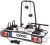 CXWXC Portabicicletas de Enganche para 2 Bicicletas Eléctricas, Carga Máxima 60 kg, para Bola de Remolque con Luz Trasera