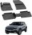 Sahler Alfombrillas de coche compatibles con Jeep Avenger Electric 2025-2026 | 4.5D Premium TPE goma antideslizante alfombrillas de goma impermeable coche coche negro