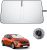 BIBIBO Compatible con Renault Clio 5V 2020-2025 2026, protección Solar, protección UV, Parabrisas Delantero, sombrilla de Coche, Tela sin Arrugas, Parasol Interior, Parabrisas Clio 5 Accesorios