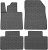 CIKCar Alfombrillas de Goma Compatible con Volvo EX30 2023- (4 Piezas + Sistema de fijación)