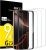 NEW’C Protector Pantalla para iPhone 17, 17 Pro/16 Pro, Cristal Templado