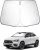 SKTU Parasol para Coche Compatible con Mercedes GLA H247 / EQA Parasoles Coche Delantero Plegable con Protección UV