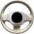 MEWANT Cubierta del Volante Compatible con Fiat 500 2007-2015 Fiat 500e 2014-2018 Fiat 500C 2014-2017