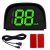 HUD velocímetro digital GPS para coche, indicador de velocidad con visera solar, velocímetro GPS preciso para coche, moto y patinete eléctrico, pantalla LED grande, plug & play