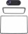 3 Piezas Protector Pantalla para Tesla Model Y Juniper 2025 2026, Silicona Marco Pantalla Táctil Protector Espejo Retrovisor Cubierta Cámara Privacidad,Grey